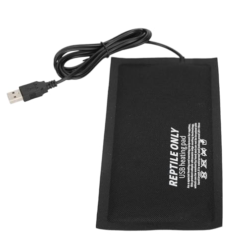 Qcwwy USB-Heizkissen, Flexibles Fasertuch für Amphibien, Effiziente Wärme für, USB-Heizkissen für Kleintiere (Groß: 50 x 35 x 10 cm / 19,7 x 13,8 x 3,9 Zoll) von Qcwwy