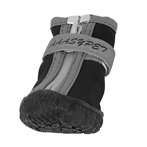 Qcwwy Wasserdichter Hundestiefel, reflektierender, Warmer, atmungsaktiver Hundestiefel mit weicher Sohle für große und mittelgroße Hunde 5 von Qcwwy