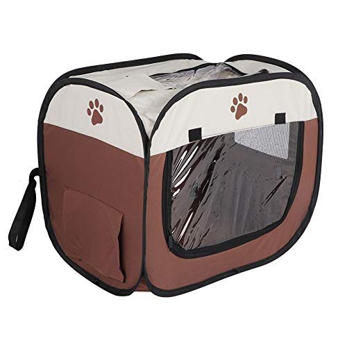 Robuste, Tragbare Tierhaar-Trocknungsbox, Kompakter Faltkäfig für Katzen, Hunde, Belüftete Tasche von Qcwwy