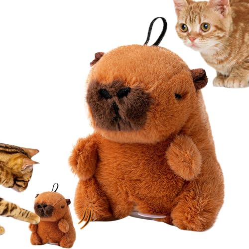 Chirping Cat Toy, Cat Chew Exercise Toys, Touch Activated Animal Toy, Interactive Cat Toy, Animal Sounds Cat Toy, Hunting Toys, Plush Cat Exercise Toy, Pet Stimulation Toys, Engaging Cat Playthings von Qhvynpo