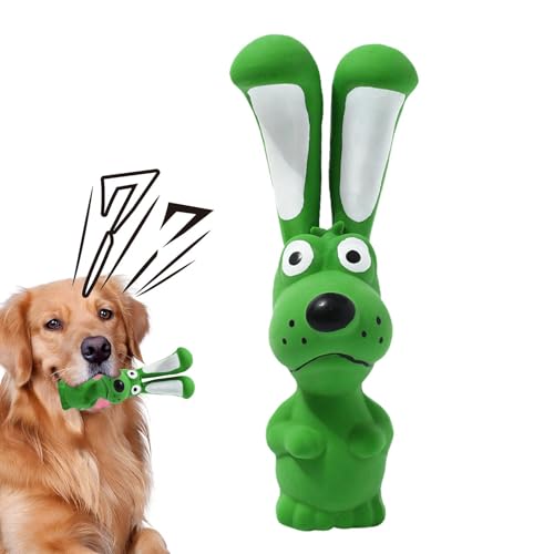 Dog Squeaky Toys, Hippo Dog Chew Toys, Latex Squeaky Toys For Dogs, Interactive Dog Chew Toys, Soft Dog Squeaky Toys, Crinkle Dog Toys, Pet Chew Toys, Dog Toys For All Breeds, Animal Shaped Dog Toys von Qhvynpo