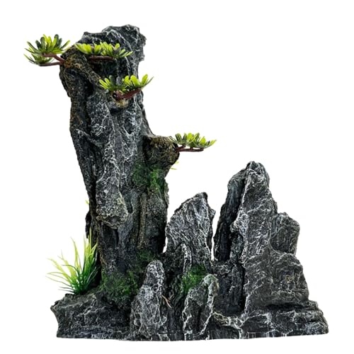 Panzerfische Rock Burgen Aquarium Felsen Korallenriffe Panzer Fisch Fels Tunnel Aquarium Künstliche Felsformationen Panzer Fisch Fels Klippe Dekoration von Qhvynpo