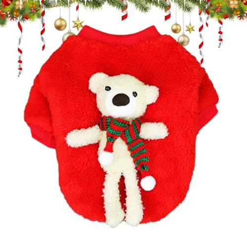 Pet Christmas Costumes, Cartoon Dog Costumes, Dog Holiday Apparel, Warm Dog Hoodie, Dog Cosplay Hoodie, Christmas Dog Costume, Bear Costume for Dogs, Small Dog Christmas Apparel, Dog Holiday Costume von Qhvynpo