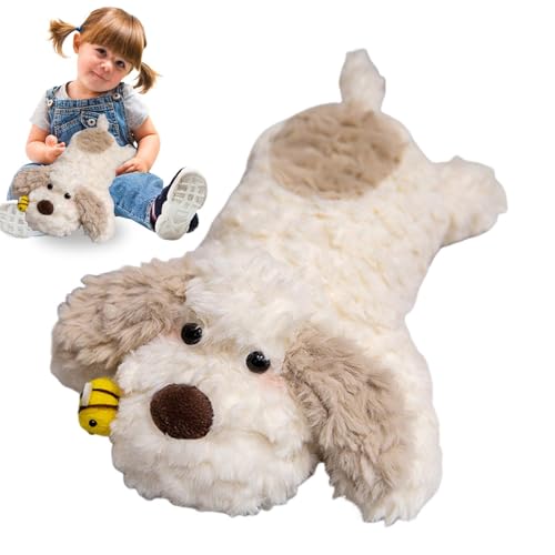 Qhvynpo Cute Little Honey Dog ​plush Toy, Dog Plushies, Cute Cartoon Dog and Bee Plush - Soft Stuffed Animal Collectible Toy, Kids Huggable Plush for Sofa Bedside Shelf von Qhvynpo