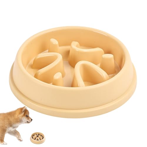 Slow Feeder Dog Bowls, Dog Food Bowls Non-Slip Dog Slow Feeder, Anti-Gulping Dog Puzzle Feeder, Cat Slow Feeder Bowl for Healthy Eating, Home, Dog Bowl for Fast Eaters von Qhvynpo