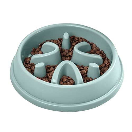 Slow Feeder Dog Bowls, Dog Food Bowls Non-Slip Dog Slow Feeder, Anti-Gulping Dog Puzzle Feeder, Cat Slow Feeder Bowl for Healthy Eating, Home, Dog Bowl for Fast Eaters von Qhvynpo