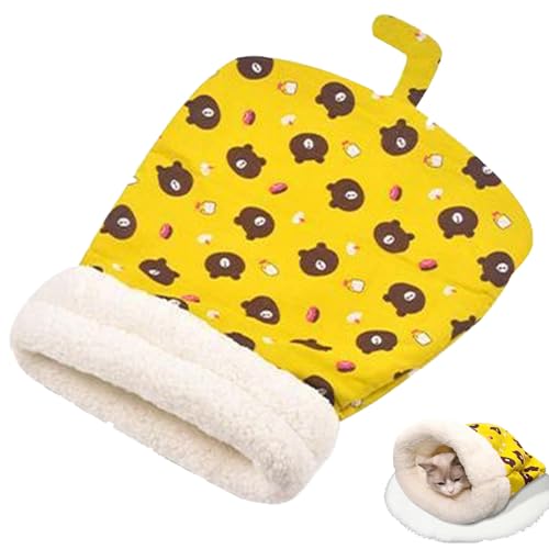 Cat Sleeping Bag for Indoor Cats, Cat Cave Bed, Cat Winter Sleeping Bag, Cozy Cat Sleeping Bag, Warm Cat Sleeping Bag (A) von Qiamia