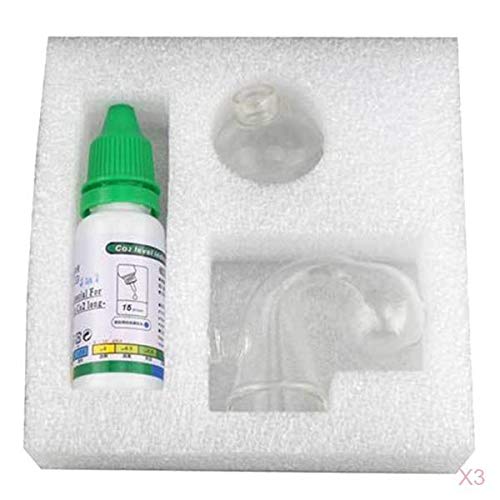 Qianly 3X Co2 Indicator Solution, Glass Drop Checker Ersatzlösung für Aquarium, von Qianly