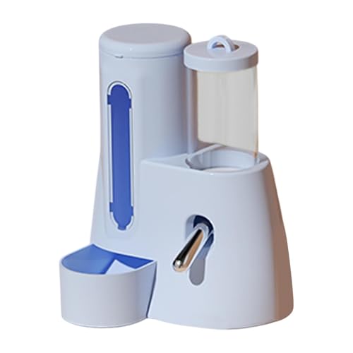 Qianly Automatischer Hamsterfutterspender, Futterbehälter mit Wasserflasche, Futterspender für Kleine Tiere, Blau, 80 Ml Qianly Automatischer Hamsterfutterspender, Futterbehälter mit Wasserflasche, Futterspender für Kleine Tiere, Blau, 80 Ml von Qianly