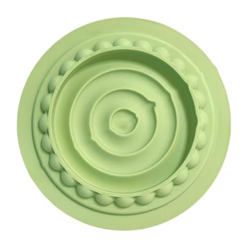 Qianly Feeder Pad Hunde Spielzeug Licking Matte Futterspender für kleine Tiere Hunde Katzen Kätzchen, GrÜn von Qianly