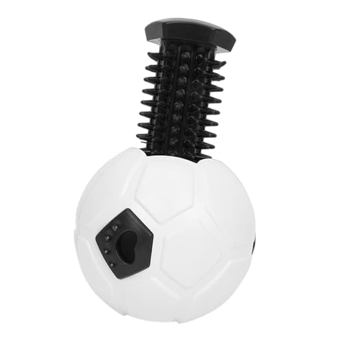 Qianly Fußball Als Leckerli Spender für Hunde, Spielzeug für Verschüttetes Futter, Mehrzweck Leichtball für Haustiere mit Langsamer Fütterung für Reinigungsü, Weiß Qianly Fußball Als Leckerli Spender für Hunde, Spielzeug für Verschüttetes Futter, Mehrzweck Leichtball für Haustiere mit Langsamer Fütterung für Reinigungsü, Weiß von Qianly
