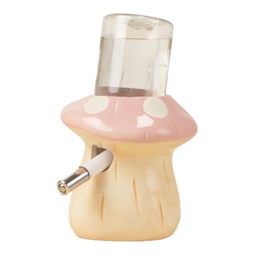 Qianly Hamster Wasserflasche Kleine Haustierbedarf Pilzform für Frettchen Mäuse Chinchilla, Rosa Qianly Hamster Wasserflasche Kleine Haustierbedarf Pilzform für Frettchen Mäuse Chinchilla, Rosa von Qianly