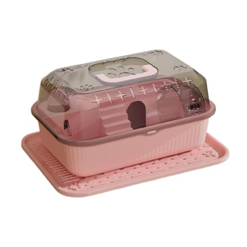 Qianly Hamsterhaus Hamster Reiseträger Hamster Tragetasche S Ausgehender Fall, Rosa Qianly Hamsterhaus Hamster Reiseträger Hamster Tragetasche S Ausgehender Fall, Rosa von Qianly
