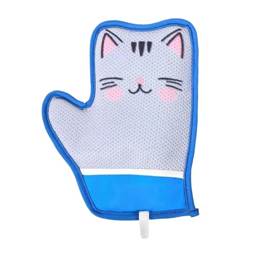 Qianly Handschuh zur Tierhaarentfernung, elektrostatisches Fellentfernungswerkzeug, Fellreinigungstuch für Katzen, Katzenmuster Qianly Handschuh zur Tierhaarentfernung, elektrostatisches Fellentfernungswerkzeug, Fellreinigungstuch für Katzen, Katzenmuster von Qianly