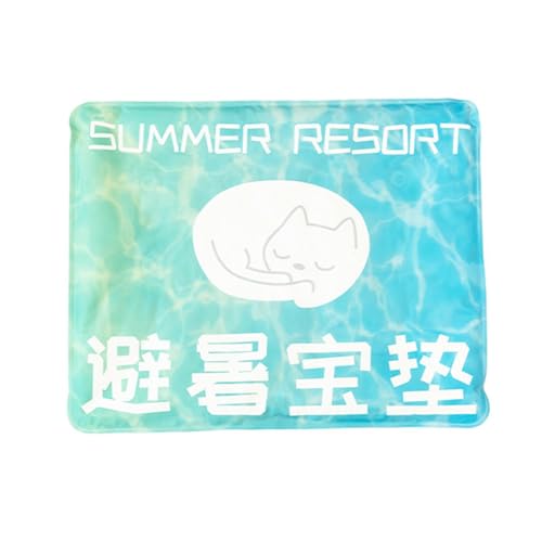 Qianly Hundekühlmatte für Den Sommer, Gemütliches Ruhebett für Haustiere, 50cmx60cm von Qianly