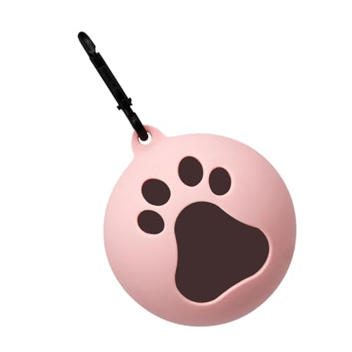 Qianly Hundespielzeug-Ballhalter, Clip, leicht, tragbar, Hundeball-Spielzeugträger, Leinenbefestigung für, ROSA von Qianly