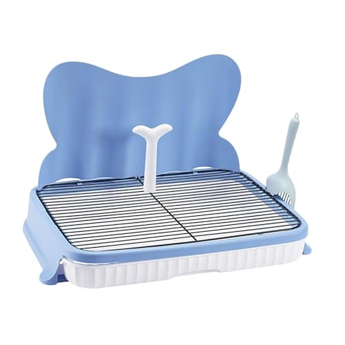Qianly Hundetoilette Stubenreinheitstrainer Welpenklo Hundeurinal Unterlagenhalter Auslaufsicher mit Gittereinsatz für Saubere Pfoten für Training von J, 57 cm Blau 14 Mm Qianly Hundetoilette Stubenreinheitstrainer Welpenklo Hundeurinal Unterlagenhalter Auslaufsicher mit Gittereinsatz für Saubere Pfoten für Training von J, 57 cm Blau 14 Mm von Qianly