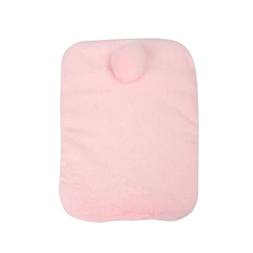 Qianly Kaninchenbett, Kaninchenunterlage, Matte, Hundebett, Zwingerunterlage, Matte, Plüschnest, Kleintierbett, Matte, Meerschweinchenbett für Meerschweinche, Rosa von Qianly