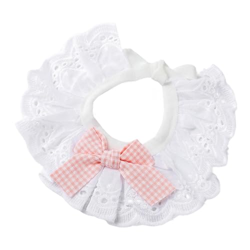 Qianly Katzen Bandana, Rundhalsschal für Haustierbedarf, Ideal für Geburtstagsfeiern, Pink L Qianly Katzen Bandana, Rundhalsschal für Haustierbedarf, Ideal für Geburtstagsfeiern, Pink L von Qianly