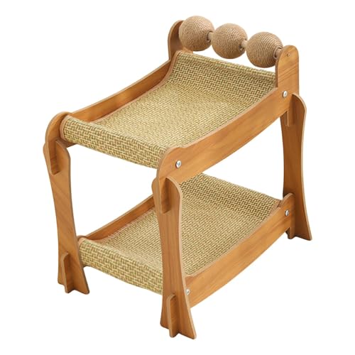 Qianly Katzenkratzbett mit Doppelter Ebene Kratzbrett Langlebig Bequem für Katzenspielzeug Und Möbelschutz, Style B Qianly Katzenkratzbett mit Doppelter Ebene Kratzbrett Langlebig Bequem für Katzenspielzeug Und Möbelschutz, Style B von Qianly
