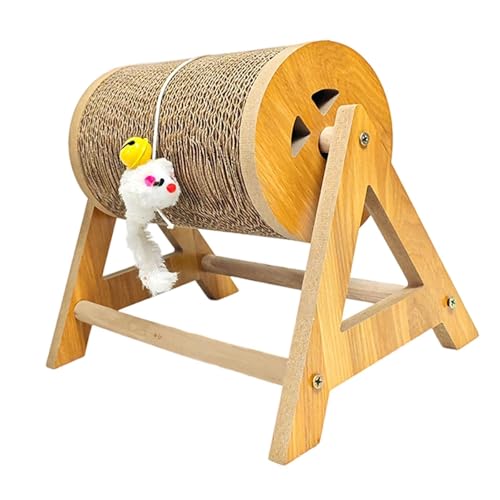 Qianly Katzenkratzbrett für Aktive Katzen, Interaktives Spielzeug, Möbel Schützen, Kätzchen Geschenk, S Qianly Katzenkratzbrett für Aktive Katzen, Interaktives Spielzeug, Möbel Schützen, Kätzchen Geschenk, S von Qianly