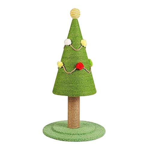 Qianly Kratzbaum für Katzen, Kratzbaum, Kratzbrett, Heimdekoration, Klettergerüst, schützender Weihnachtsbaum für Kätzchen, Garten, Wohnzimmer, Hof von Qianly