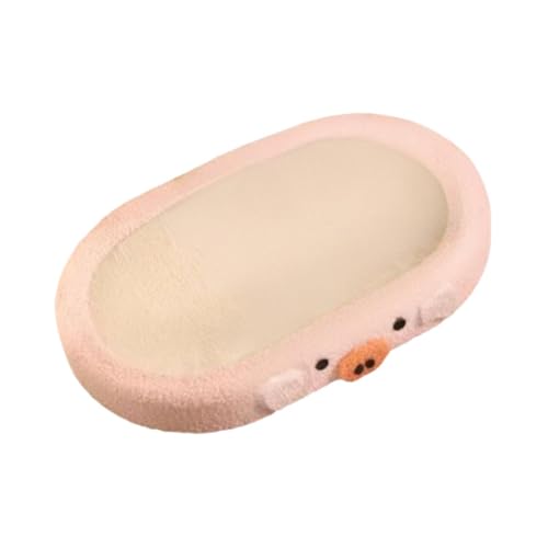 Qianly Kratzbrett für Katzen Sisal Scratchpad Oval Katzenbett Schützt Boden Und Möbel Katzenlounge Komfortabel für Wohnung Haustierpflege Einzelhaushalt, Rosa Qianly Kratzbrett für Katzen Sisal Scratchpad Oval Katzenbett Schützt Boden Und Möbel Katzenlounge Komfortabel für Wohnung Haustierpflege Einzelhaushalt, Rosa von Qianly