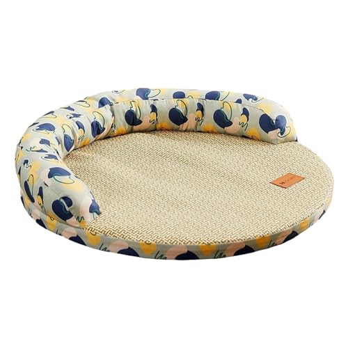 Qianly Kühlendes Hundebett für den Sommer, Hundekühlmatte, waschbare Katzenunterlage, Sommer-Schlafmatte für Haustiere für Kätzchen, Grün von Qianly