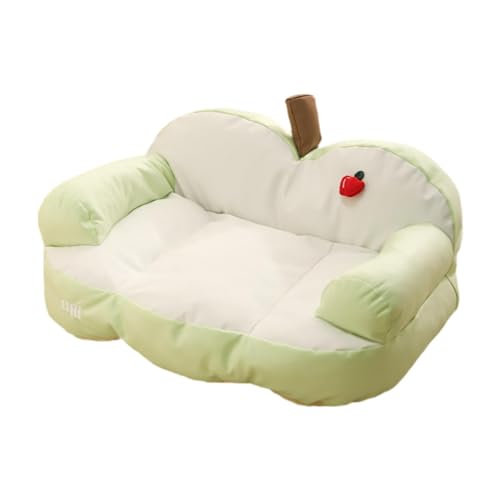 Qianly Luxuriöses Haustier Schlafsofa für Katzen Und Kleine Hunde, GRÜN Qianly Luxuriöses Haustier Schlafsofa für Katzen Und Kleine Hunde, GRÜN von Qianly
