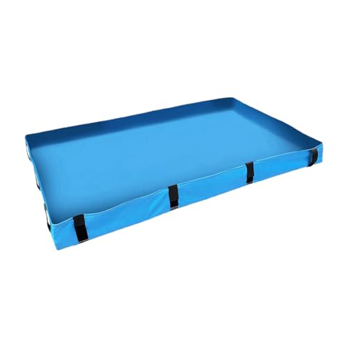 Qianly Meerschweinchen Käfig Boden Plane Wasserdicht Liner Matte für Hamster Kaninchen Igel, Blau von Qianly