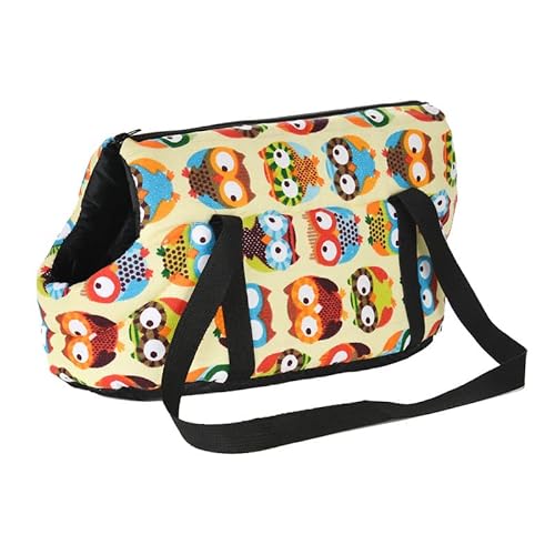 Hundetasche,Tragetasche Hund Haustierträger for kleine Hunde Gemütliche weiche Welpen Katze Hund Taschen Rucksack Outdoor Reise Haustier Sling Bag Chihuahua Pug Pet Supplies(7,Small 55 x 26 x 27 cm) von QiaoJun