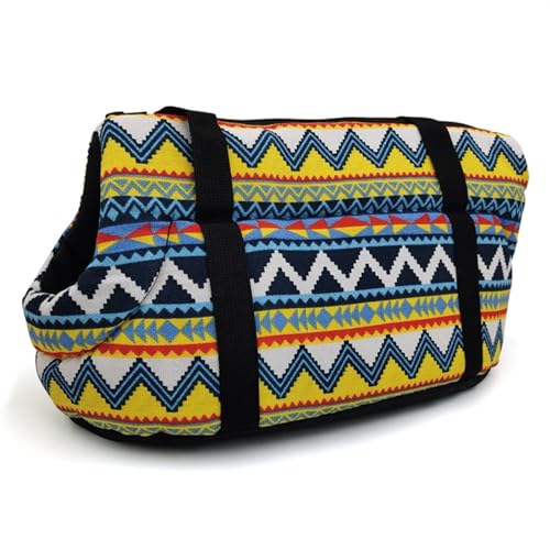 Hundetasche,Tragetasche Hund Reise Hundeträgerbeutel Pet Carrier for Hunde Katzen Pet Sling Tasche Weiche Welpen Katze Hund Umhängetaschen Chihuahua Mops Kleine Hundetasche S/L(4,S) von QiaoJun