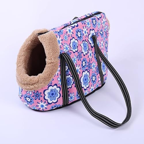 Hundetasche,Tragetasche Hund Weiche Haustier Kleine Hunde Trägerbeutel Hund Rucksack Welpen Haustier Katze Umhängetaschen Outdoor Reiseschlinge for Chihuahua Pet Katze Produkte(Purplish Red,40 x 18 x von QiaoJun