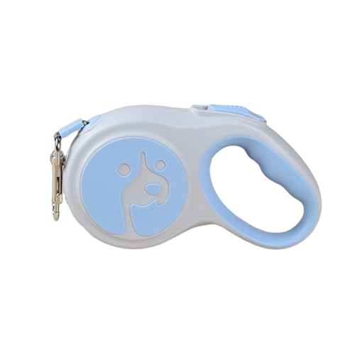 Qiebenav Einhand-Knopf-Haustier-Leine, Zugseil, verschleißfest, einziehbar, mit ergonomischem Anti-Rutsch-Griff, langlebig, zugfest, Grau Qiebenav Einhand-Knopf-Haustier-Leine, Zugseil, verschleißfest, einziehbar, mit ergonomischem Anti-Rutsch-Griff, langlebig, zugfest, Grau von Qiebenav