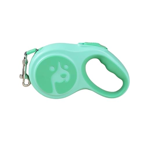 Qiebenav Einhand-Knopf-Haustier-Leine, Zugseil, verschleißfest, einziehbar, mit ergonomischem Anti-Rutsch-Griff, langlebig, zugfest, Grün Qiebenav Einhand-Knopf-Haustier-Leine, Zugseil, verschleißfest, einziehbar, mit ergonomischem Anti-Rutsch-Griff, langlebig, zugfest, Grün von Qiebenav