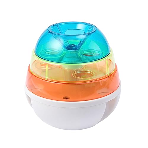 Qiebenav Pet Food Undichte Spielzeug Ball Hund Leckerli Spielzeug Pet Feeder Multi-funktionale Spaß Tumbler Automatische Slow Food Maschine Pet liefert Rosa von Qiebenav