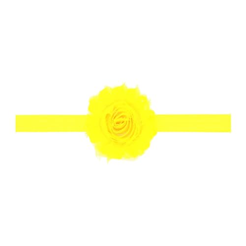 Qiebenav Premium Haustierhalsband, Haustierhalsband mit Blumen-Design, bunt, langlebig, für Hunde und Katzen, für Hochzeit, Party, Gelb Qiebenav Premium Haustierhalsband, Haustierhalsband mit Blumen-Design, bunt, langlebig, für Hunde und Katzen, für Hochzeit, Party, Gelb von Qiebenav