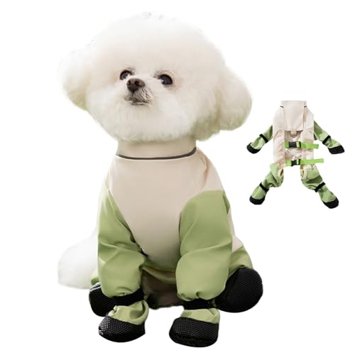 Hunde Stiefel Mit Trägern,wasserdichte Hundeschuhe | rutschfeste Verstellbare Schutzumschläge Mit Reflektierenden Streifen Für Parkettböden & Schnee Regenmantel Umhang Hosenträger Hunde Stiefel Mit Trägern,wasserdichte Hundeschuhe | rutschfeste Verstellbare Schutzumschläge Mit Reflektierenden Streifen Für Parkettböden & Schnee Regenmantel Umhang Hosenträger von Qikam
