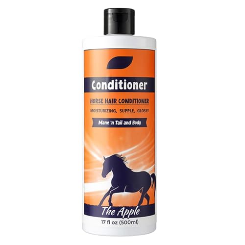 Mane Shampoo, Mane und Tail Shampoo,500 ml Tiefe nahrhafte Schwanz und Mähne Shampoo Conditioner | Duschbadlösung, Mantelreiniger, Glanz, Entspannung, Schmutz und Staub abtauchen, den Bruch von Qikam