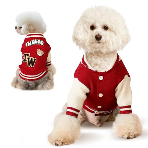 Kleiner Hundepullover, warmer Haustierpullover, niedlicher gestrickter klassischer Hundepullover für kleine Hunde, Katzenpullover, Hunde-Sweatshirt, Kleidung für kleine Hunde Kleiner Hundepullover, warmer Haustierpullover, niedlicher gestrickter klassischer Hundepullover für kleine Hunde, Katzenpullover, Hunde-Sweatshirt, Kleidung für kleine Hunde von Qincycle
