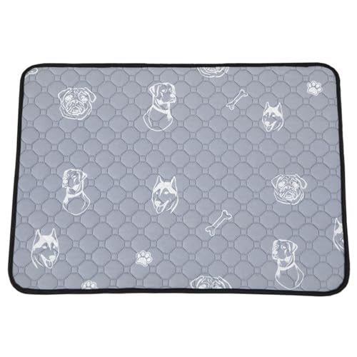 Qinlenyan Puppy Pee Mat Protect Floor Non Irritations Cat Pee Blanket Soft Grey XS von Qinlenyan