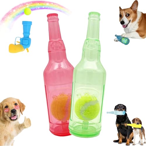 Qioeryt Crunchn Play Bottle Toy, Zentric Crunchnplay Bottle Toy,Zentric Bottle Toys for Dogs,Bottle Chew Toys for Dogs, Water Bottle Toys for Dogs,Plastic Bottle Toys for Dogs (2pcs B, large) von Qioeryt