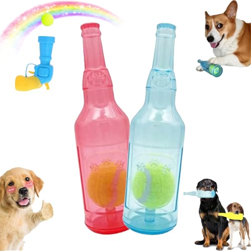 Qioeryt Crunchn Play Bottle Toy, Zentric Crunchnplay Bottle Toy,Zentric Bottle Toys for Dogs,Bottle Chew Toys for Dogs, Water Bottle Toys for Dogs,Plastic Bottle Toys for Dogs (2pcs C, large) von Qioeryt