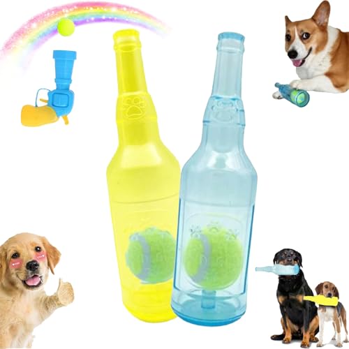 Qioeryt Crunchn Play Bottle Toy, Zentric Crunchnplay Bottle Toy,Zentric Bottle Toys for Dogs,Bottle Chew Toys for Dogs, Water Bottle Toys for Dogs,Plastic Bottle Toys for Dogs (2pcs D, large) von Qioeryt