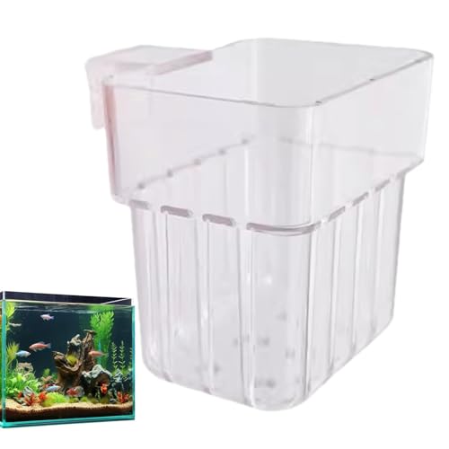 Aquarium-Pflanzenhalter für Tank, Aquarium-Pflanzenaufhänger - Transparenter Übertopf für Aquarien,Aquarium-Blumentopf, Wasserpflanzenbecher, Wasserpflanzenhalter für lebende Aquarium-Dekoration von Qizeroty