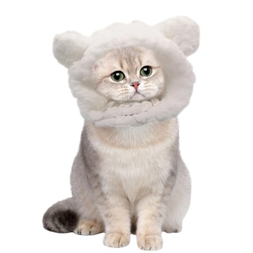 Qkbuza Haustier-Kopfbedeckungsmütze | Warme Bärenmütze für Hunde - Verstellbare braune lustige Katzenbärenmütze für mittelgroße Hunde, kleine Welpen, Haustiere, Katzen Qkbuza Haustier-Kopfbedeckungsmütze | Warme Bärenmütze für Hunde - Verstellbare braune lustige Katzenbärenmütze für mittelgroße Hunde, kleine Welpen, Haustiere, Katzen von Qkbuza