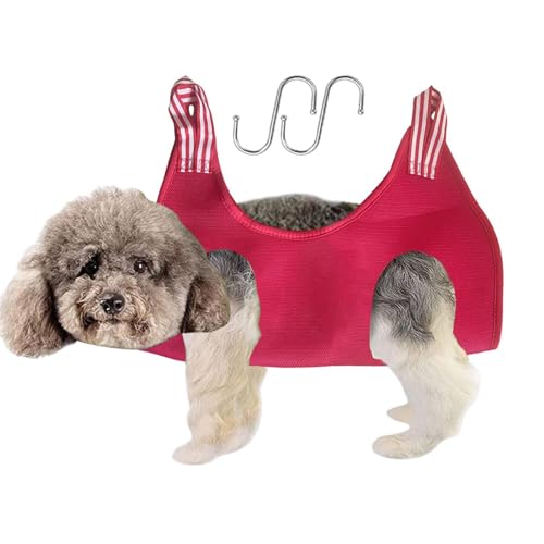 Qkbuza Hundetragetuch für die Fellpflege | Hundepflegegeschirr,Hunde-Entspannungs-Pflege-Rückhaltehilfe, atmungsaktive und verstellbare Katzen-Hängematten für die Hundepflege Qkbuza Hundetragetuch für die Fellpflege | Hundepflegegeschirr,Hunde-Entspannungs-Pflege-Rückhaltehilfe, atmungsaktive und verstellbare Katzen-Hängematten für die Hundepflege von Qkbuza