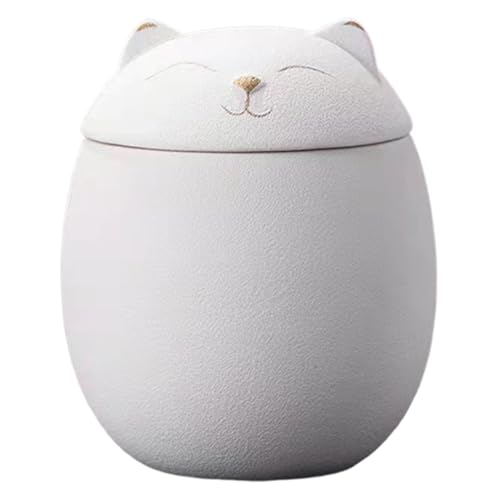 Qkbuza Katzenurne Für Asche | Keramik Urne Für Kleine Hunde Als Andenken | wasserdichte Aufbewahrung Für Kamin Tisch Erinnerungsbox Mit Tatzenabdruck Qkbuza Katzenurne Für Asche | Keramik Urne Für Kleine Hunde Als Andenken | wasserdichte Aufbewahrung Für Kamin Tisch Erinnerungsbox Mit Tatzenabdruck von Qkbuza