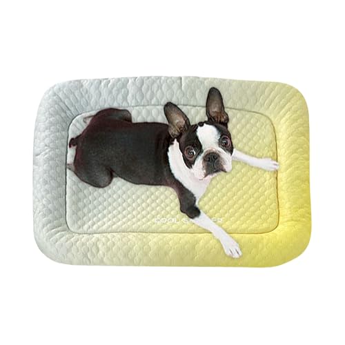 Qkbuza Kühlematte Für Hunde | Atmungsaktive Kühlunterlage für Haustiere,Tragbar Für Welpen Hunde Reise Wohnzimmer Küche Qkbuza Kühlematte Für Hunde | Atmungsaktive Kühlunterlage für Haustiere,Tragbar Für Welpen Hunde Reise Wohnzimmer Küche von Qkbuza