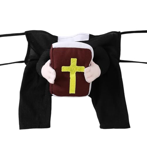 Qkbuza Lustiges Hunde-Outfit – Haustier-Priester-Kostüm, niedliches Outfit für Weihnachten, Veranstaltungen, Motto-Partys, Geburtstage, Feiertage, Halloween-Partys Qkbuza Lustiges Hunde-Outfit – Haustier-Priester-Kostüm, niedliches Outfit für Weihnachten, Veranstaltungen, Motto-Partys, Geburtstage, Feiertage, Halloween-Partys von Qkbuza